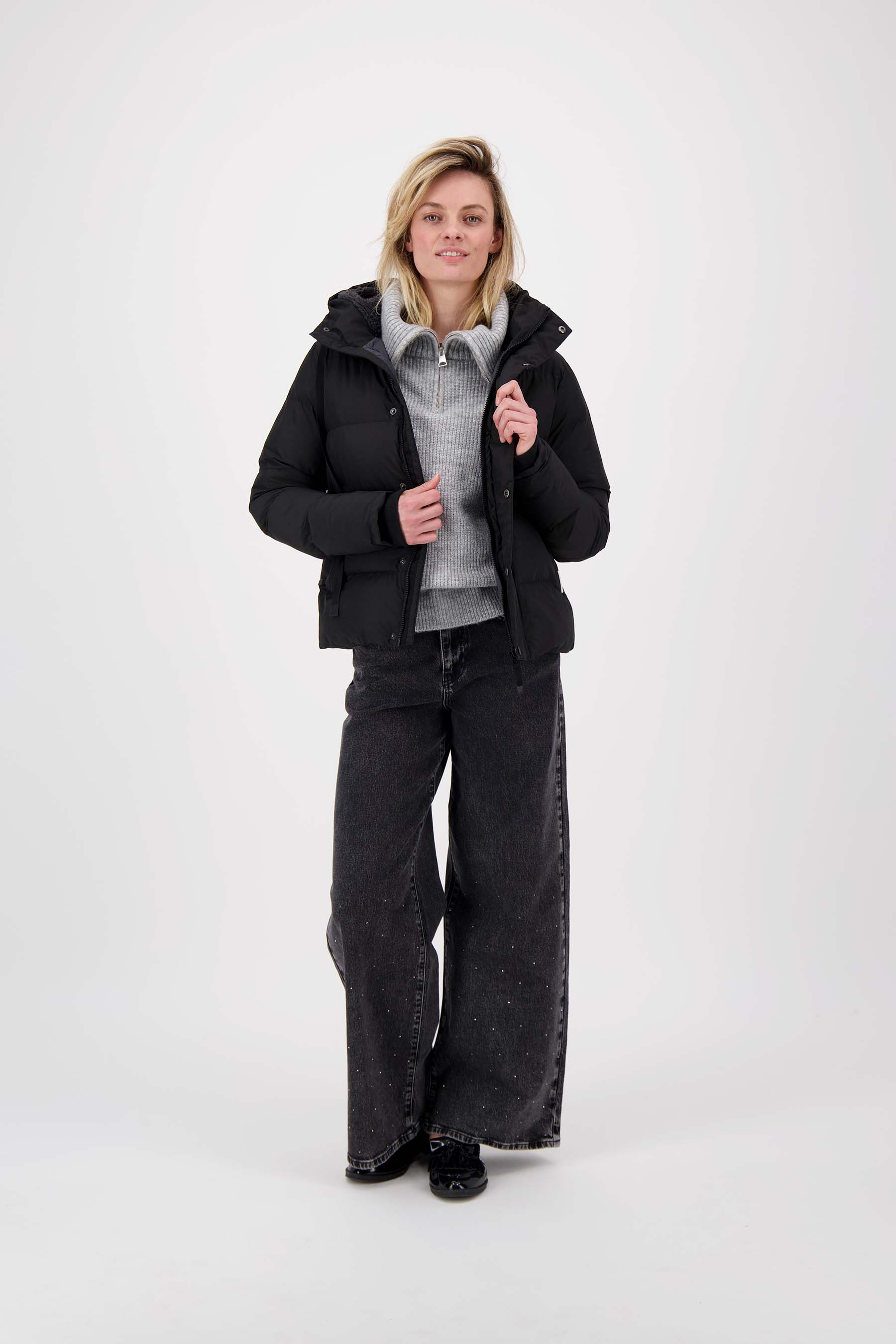 korte bubblecoat voor vrouwen