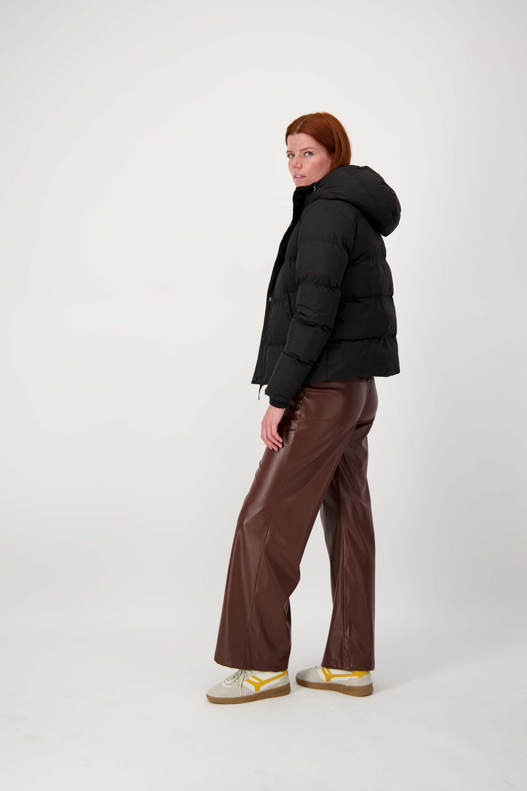 korte bubblecoat voor vrouwen