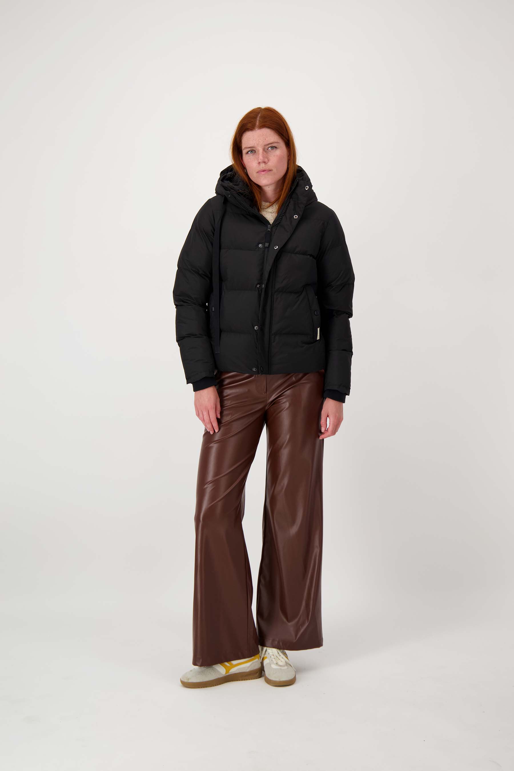 korte bubblecoat voor vrouwen