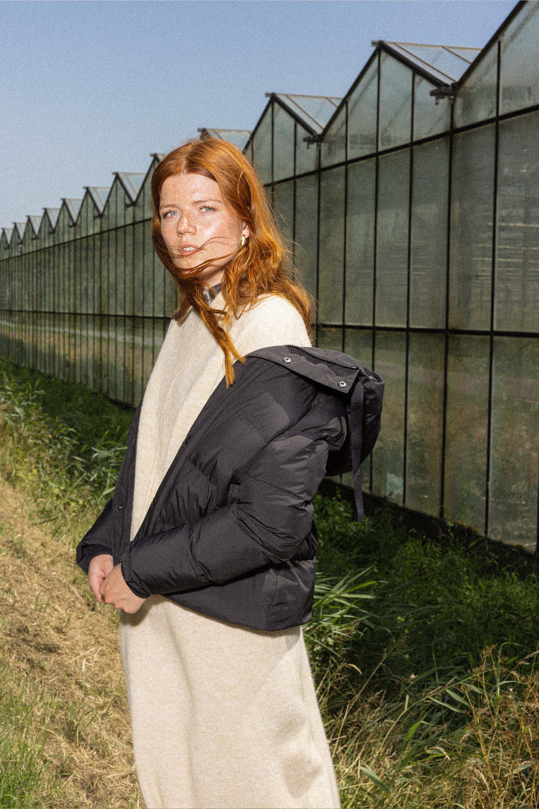 korte bubblecoat voor vrouwen