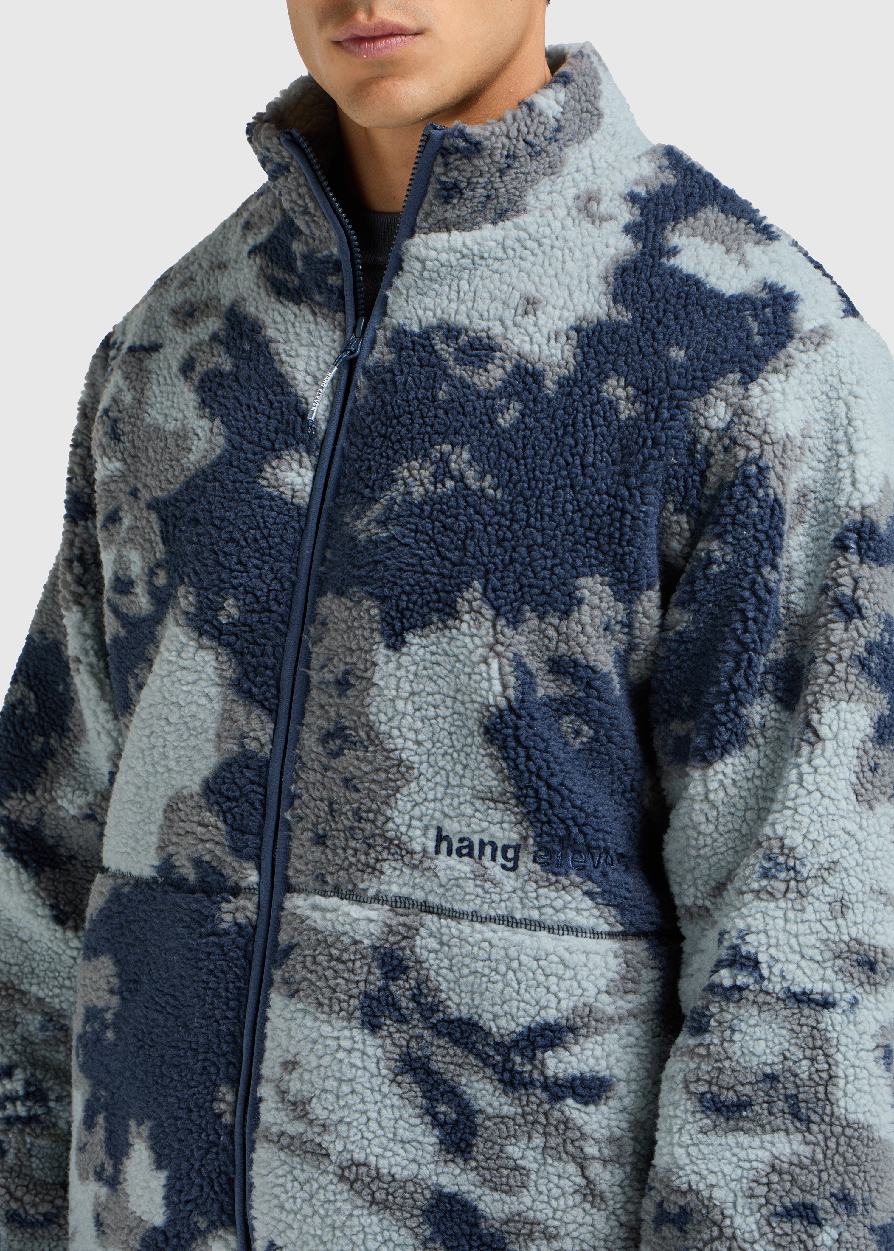 Teddy Cloud Jacket - Navy