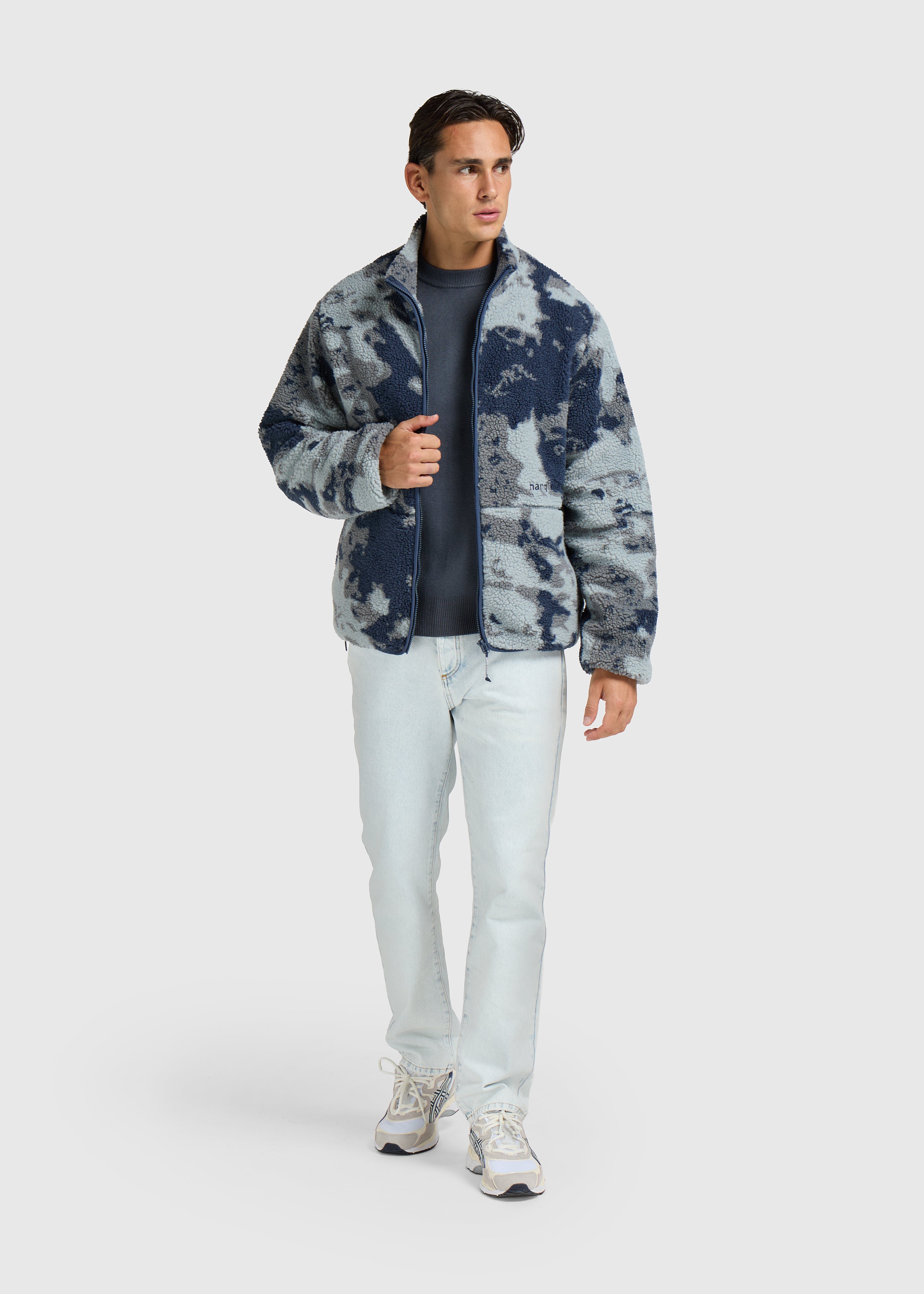 Teddy Cloud Jacket - Navy