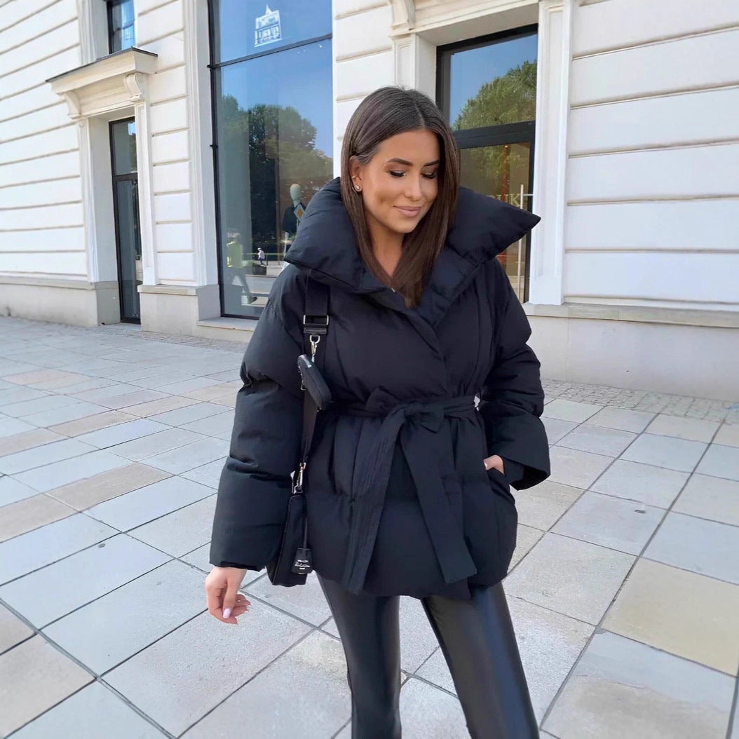 Warme & Losvallende Katoenen damesjas