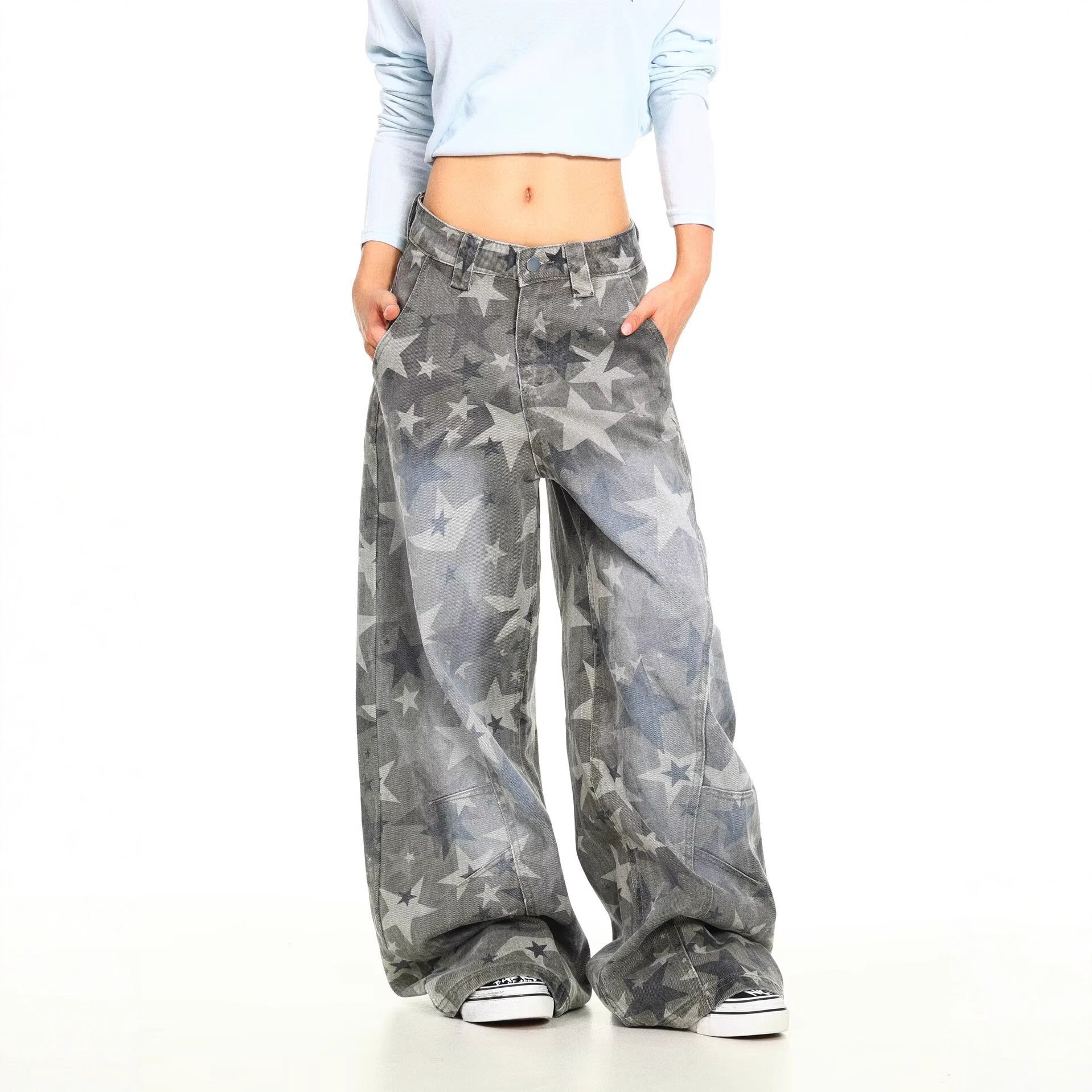 Wide Leg  vrouwen jeans