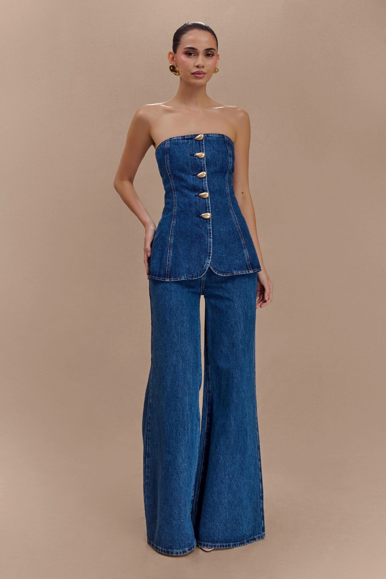 Elegante Wijde Damesjeans