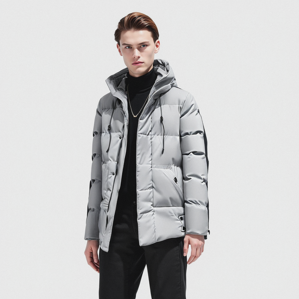 Winterjas met donsvulling