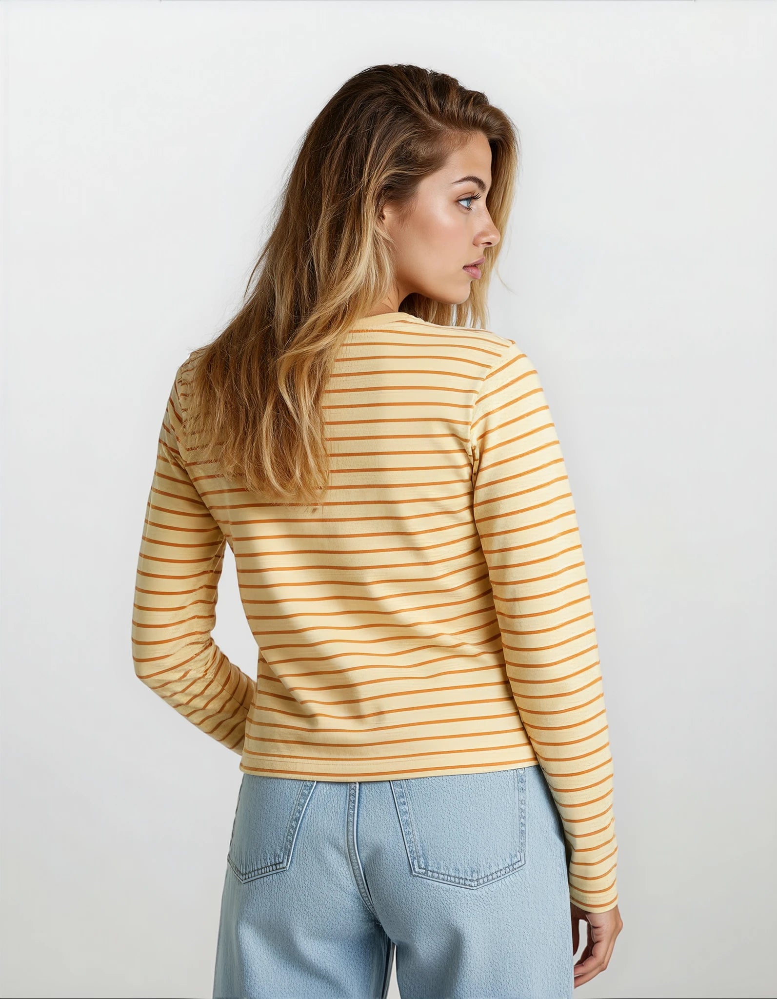 Mini Logo Stripes LS T-Shirt