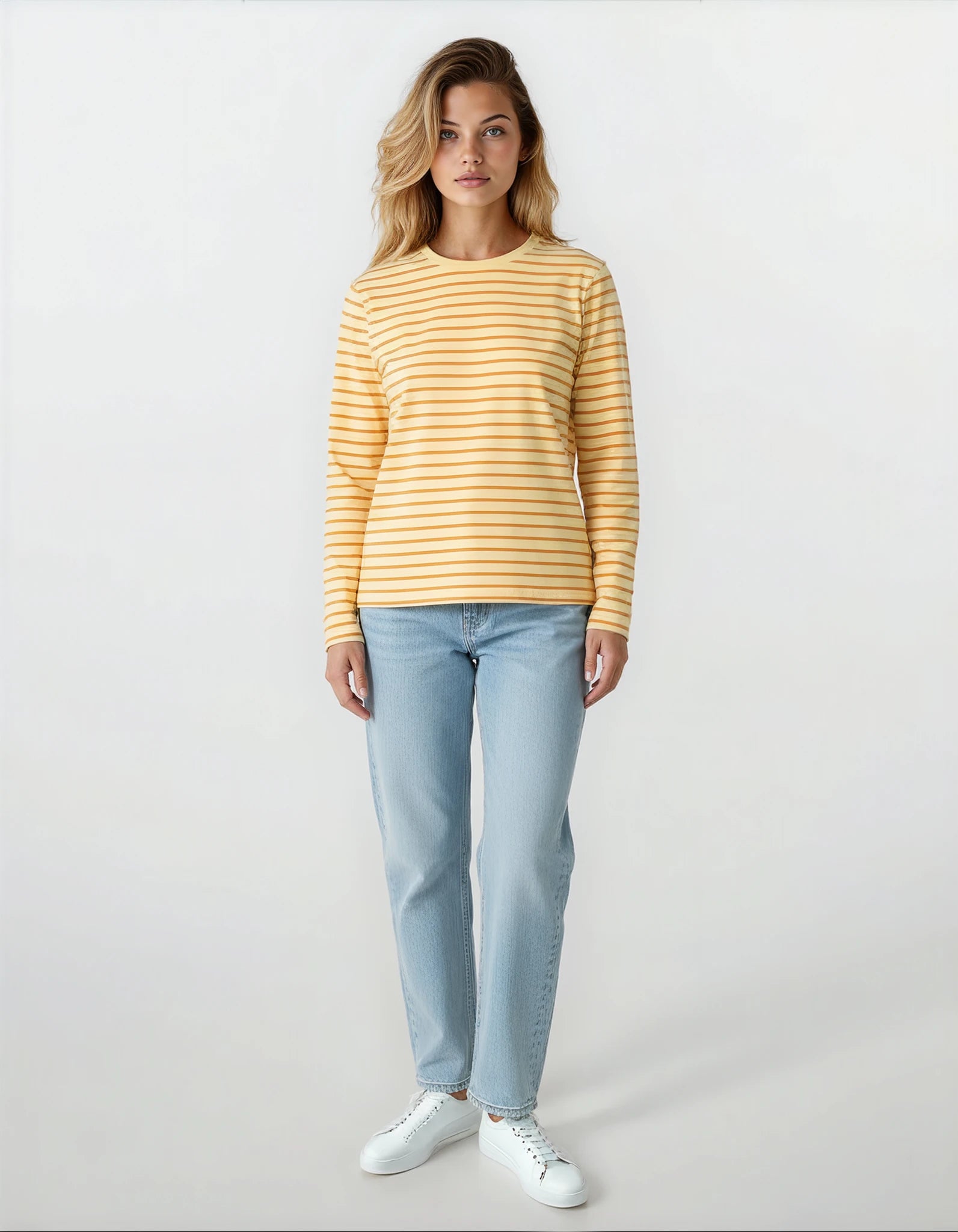 Mini Logo Stripes LS T-Shirt