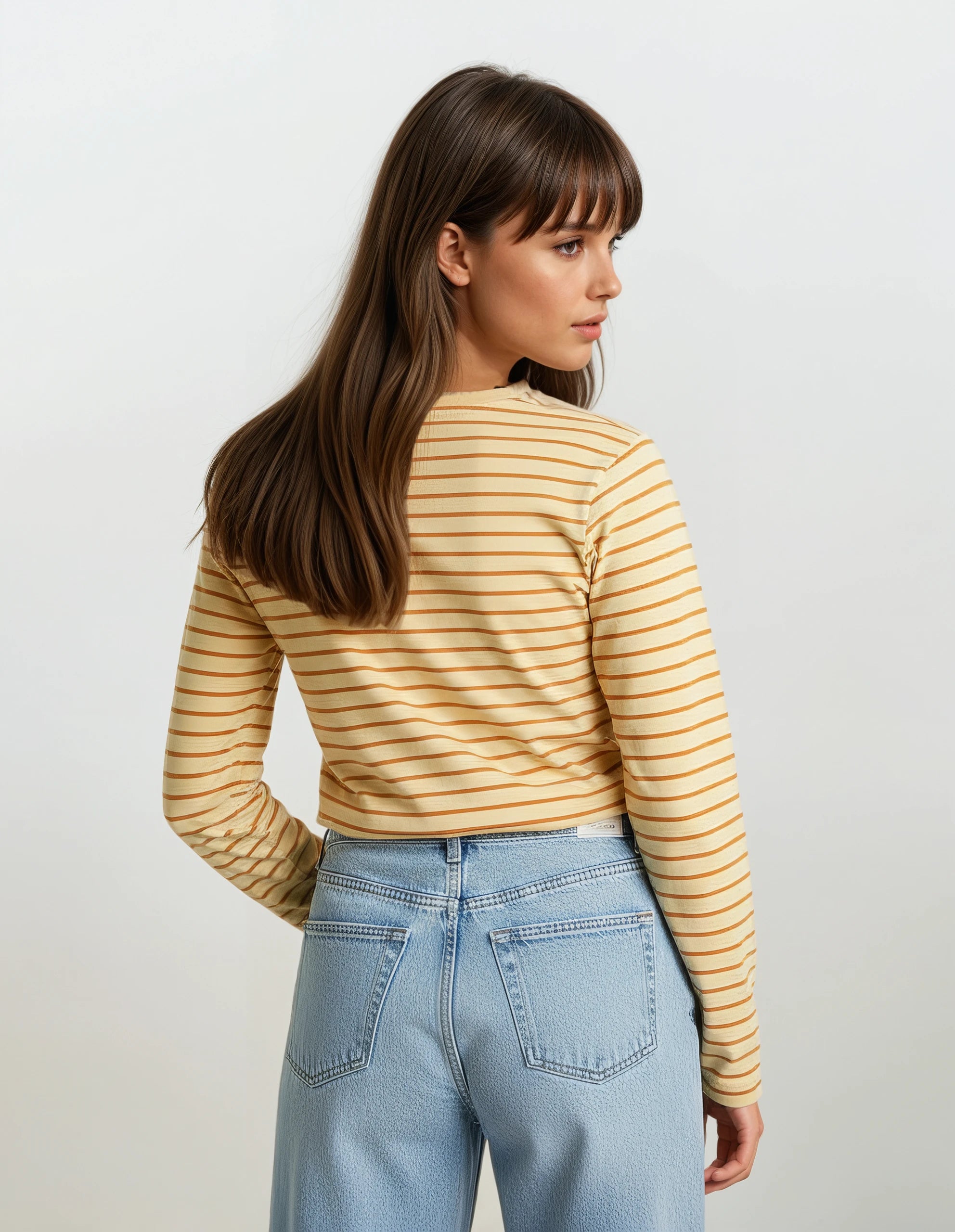 Mini Logo Stripes LS T-Shirt