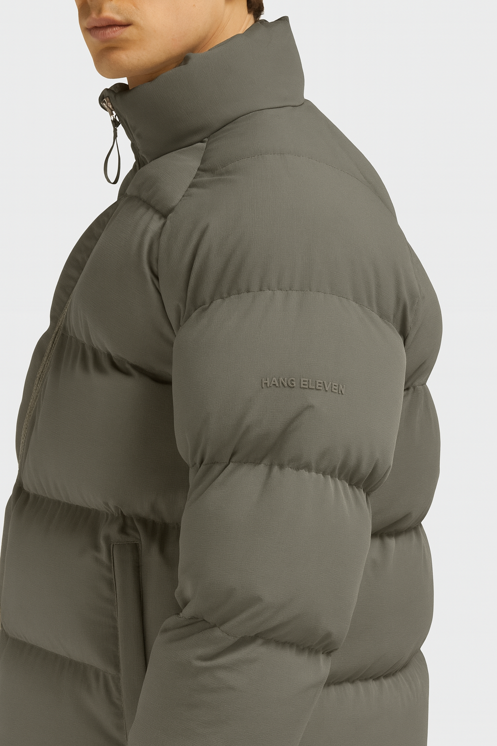 Ripstop Puffer Jas - Donker groen