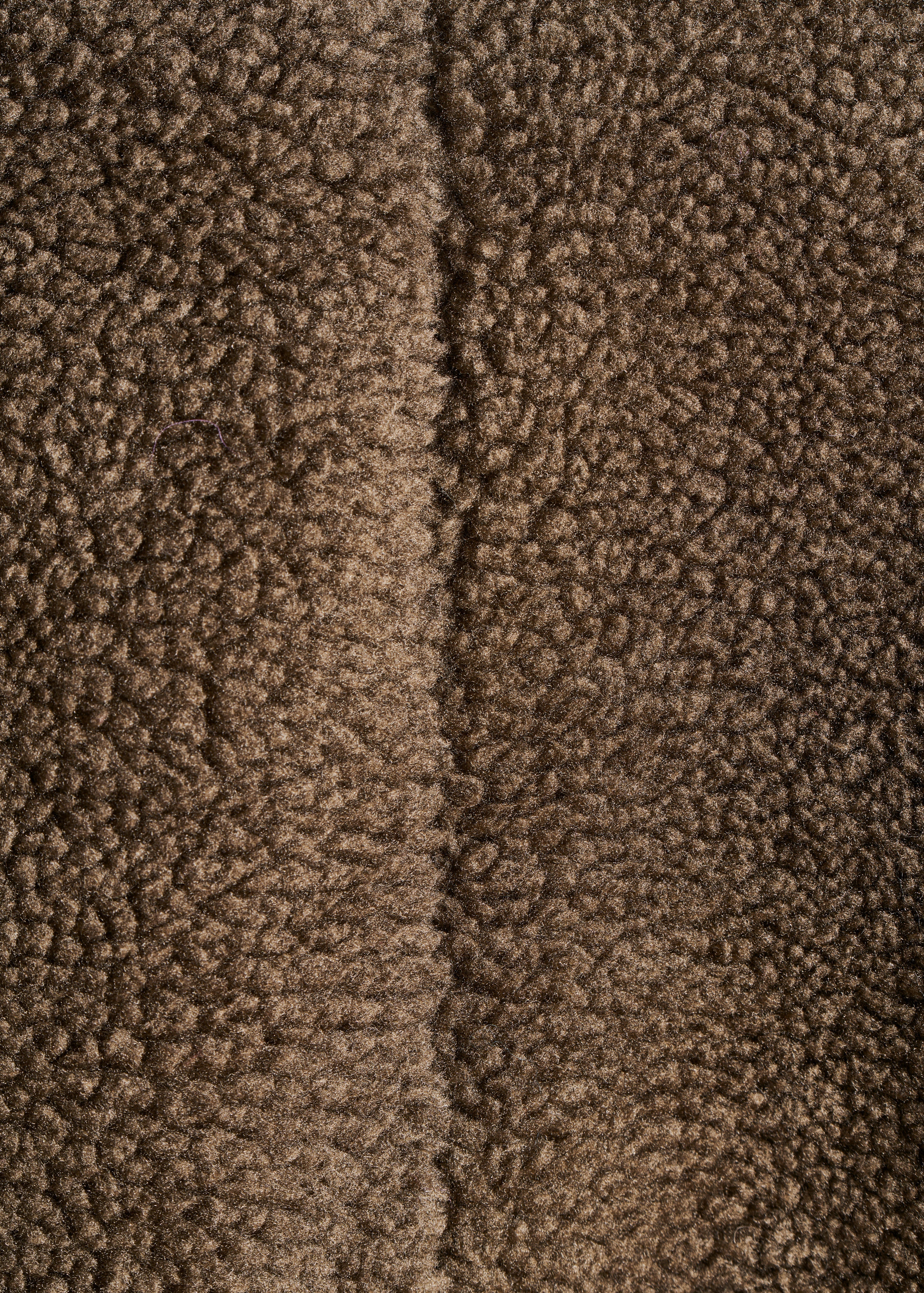 Khaki halflange jas met overhemdkraag