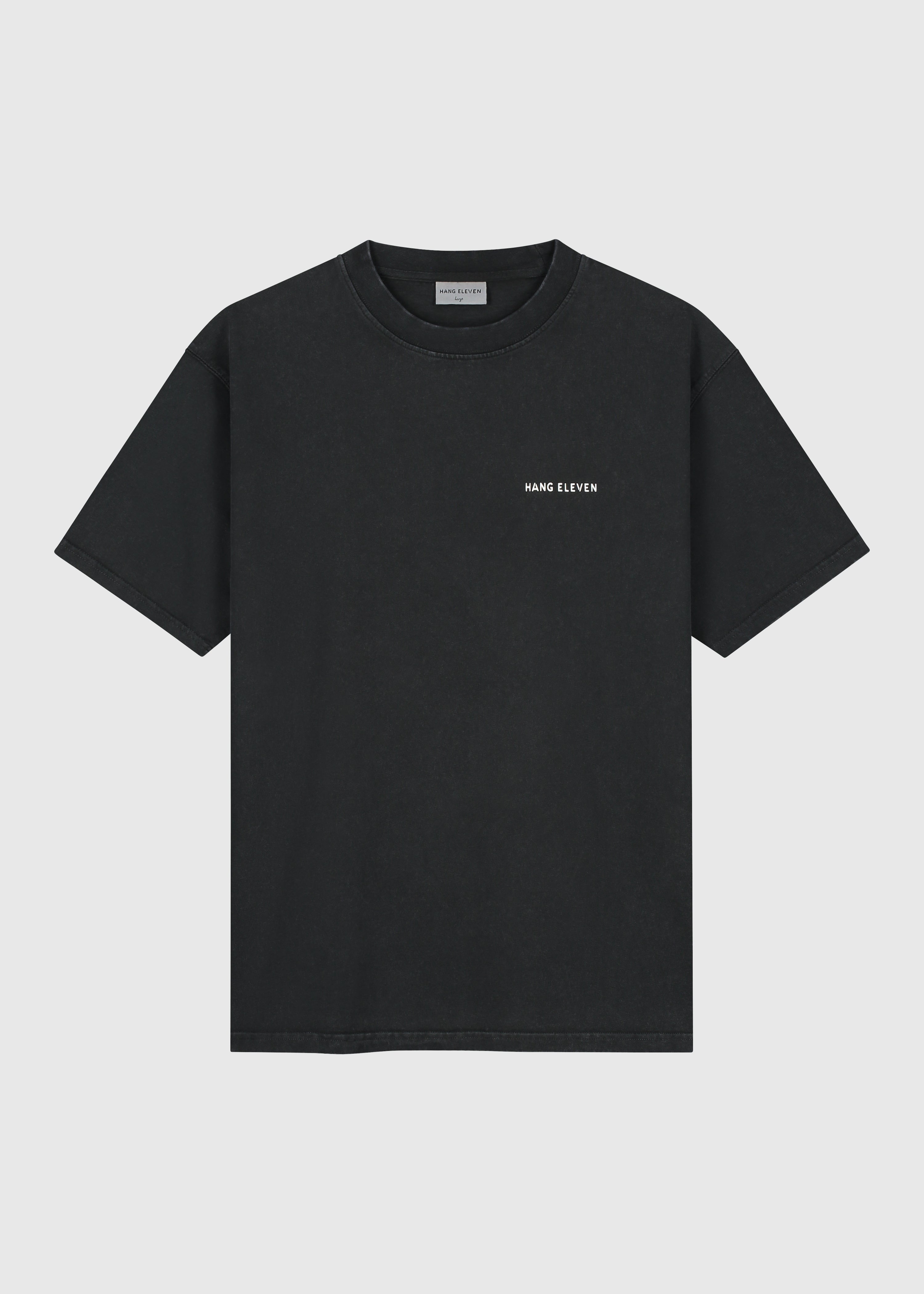 Essential T-shirt - Acid Wash zwart