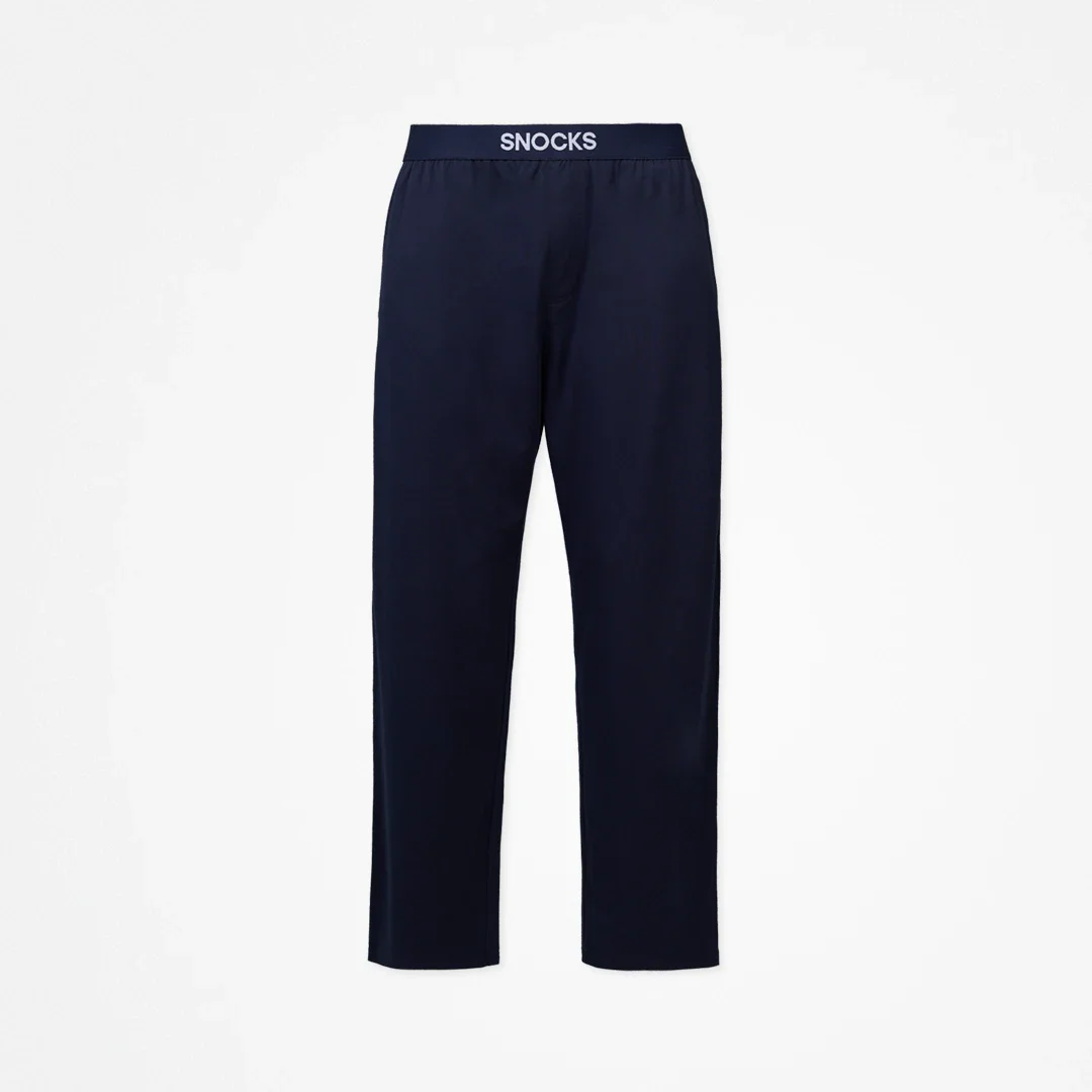 Heren Pyjamabroek Lang – Donkerblauw