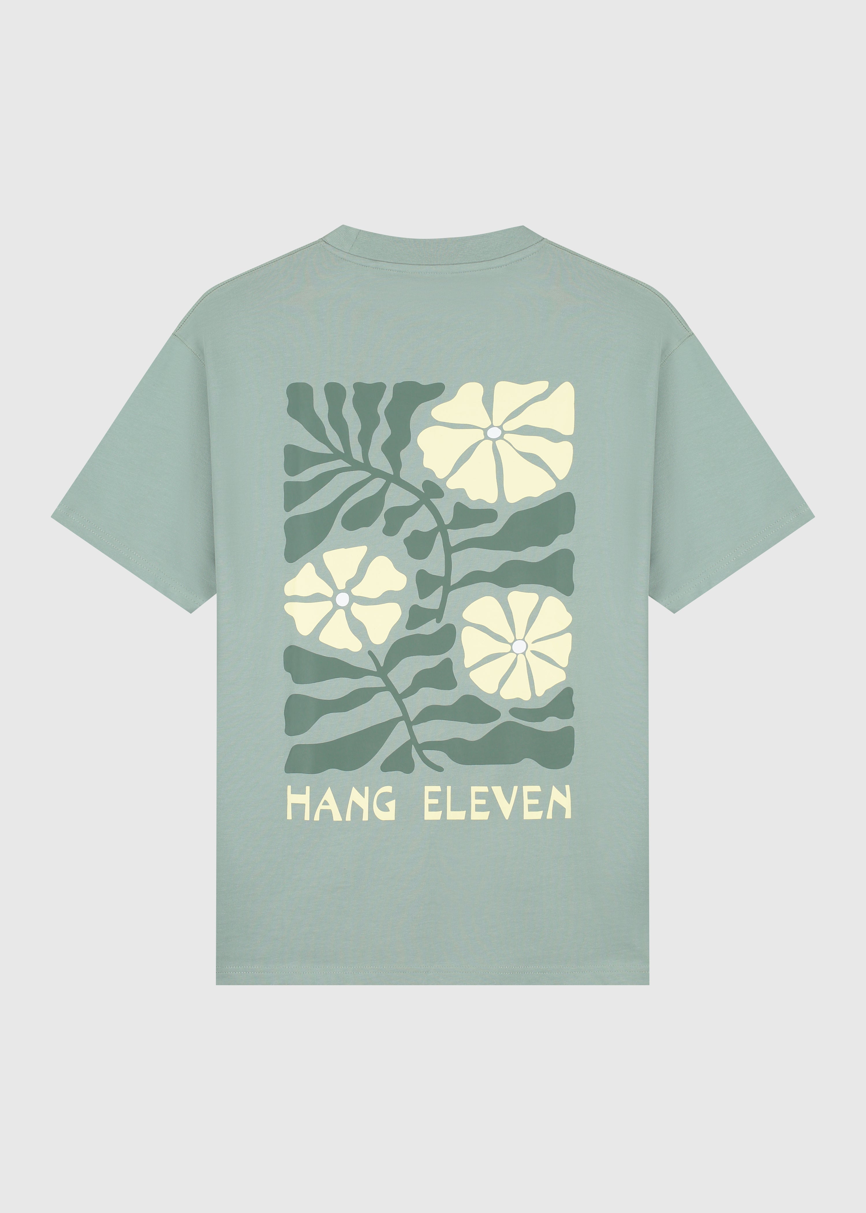 Bloemen T-shirt - Groen
