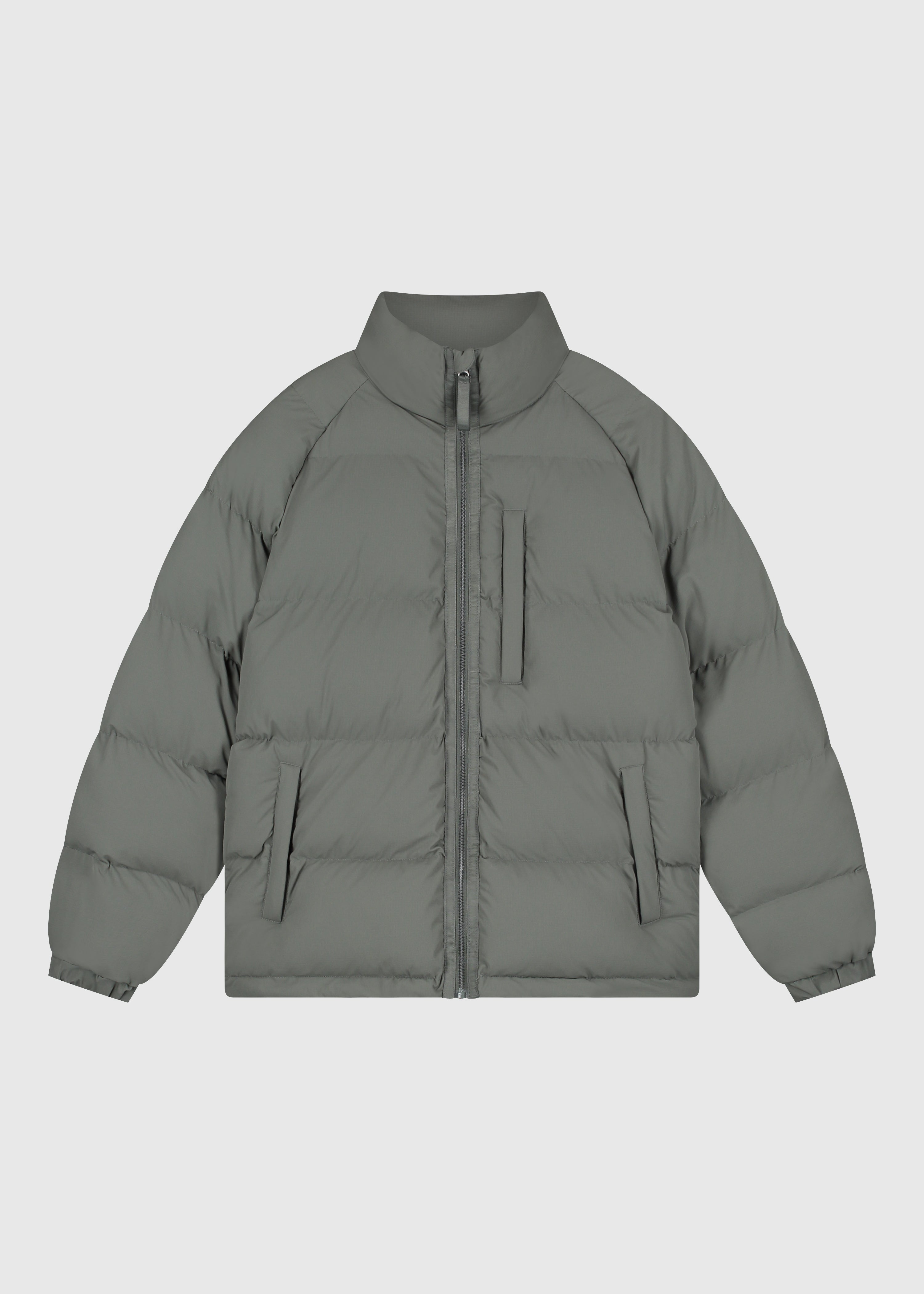 Ripstop Puffer Jas - Donker groen