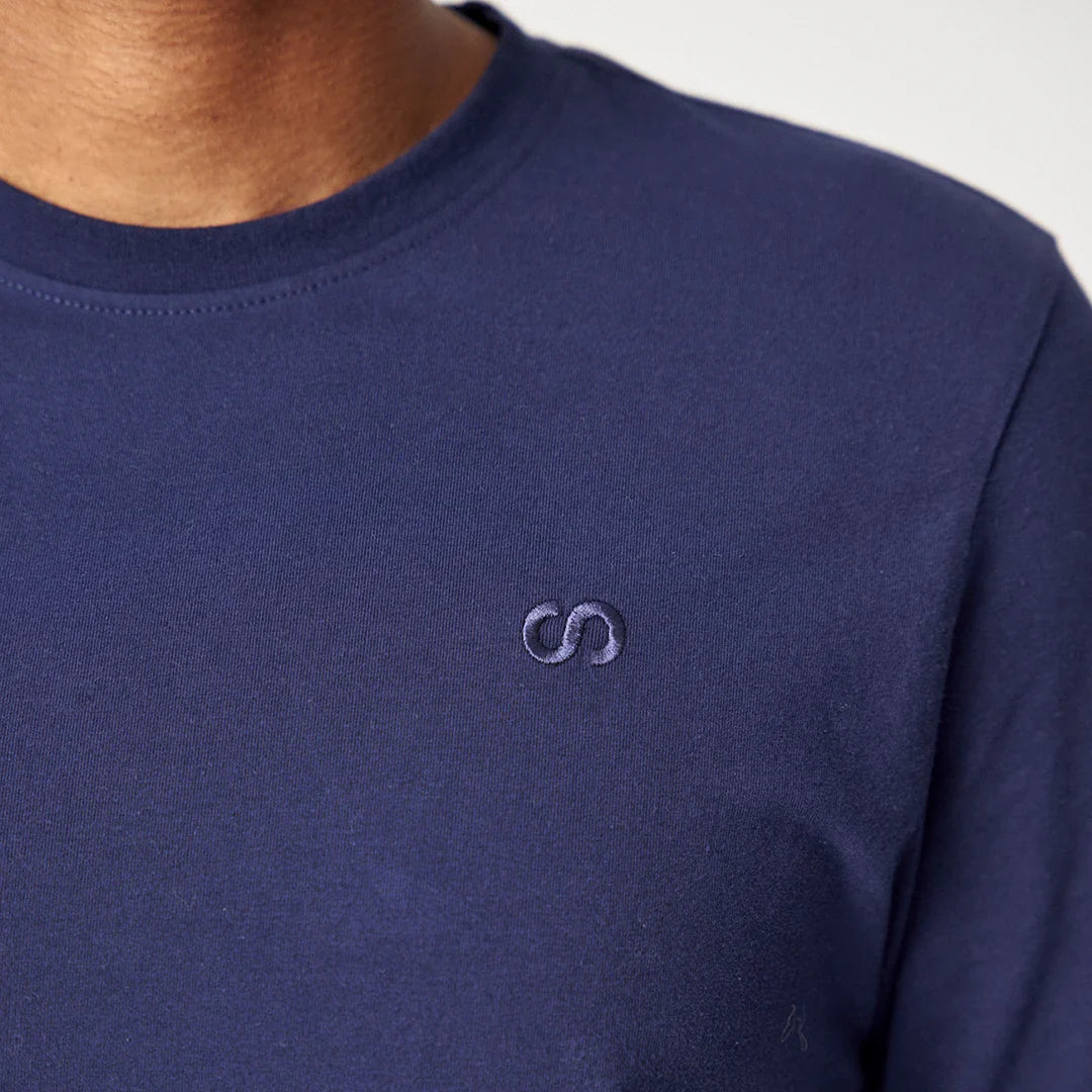 Heren Pyjamashirt met Lange Mouwen | Donkerblauw