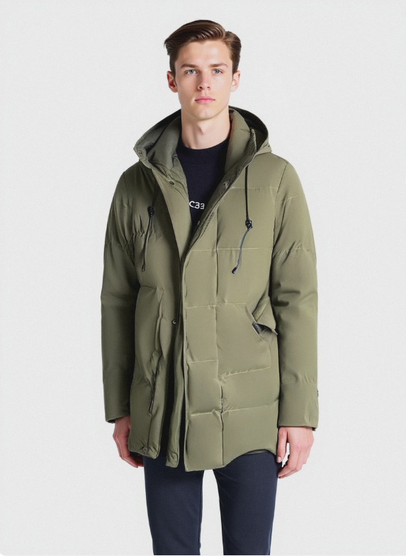 Winterjas met donsvulling