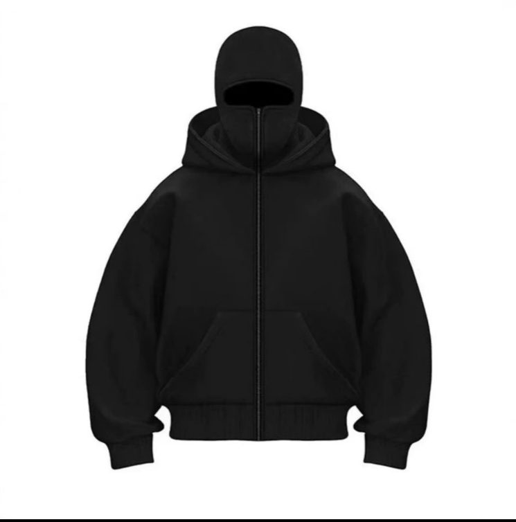 Balaclava Zip Hoodie voor Heren