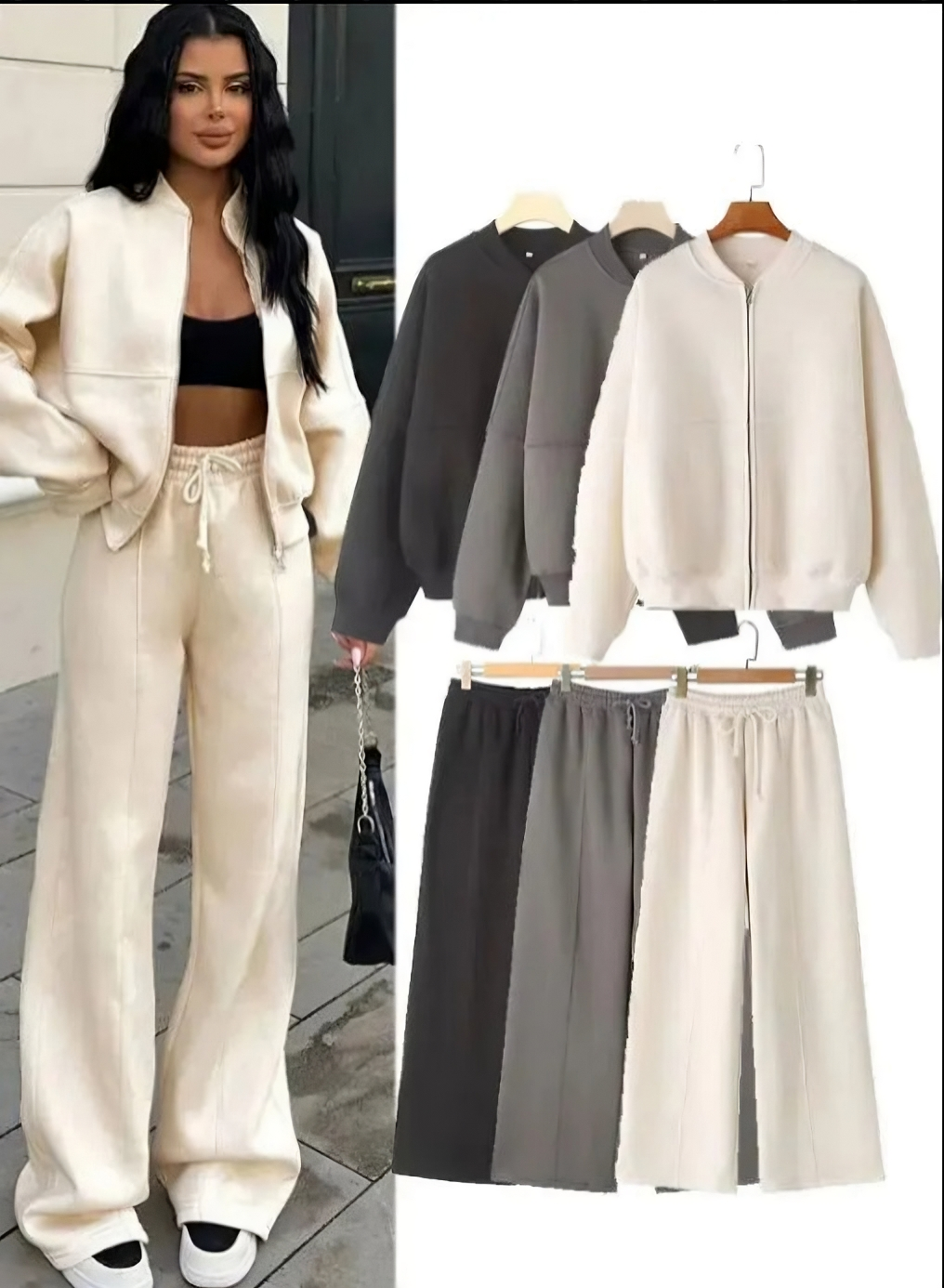 Retro Bomber Set voor Dames